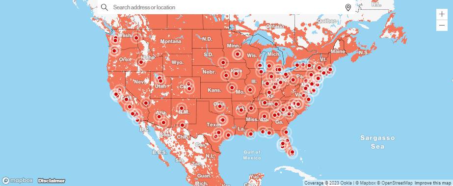 Verizon Coverage Map