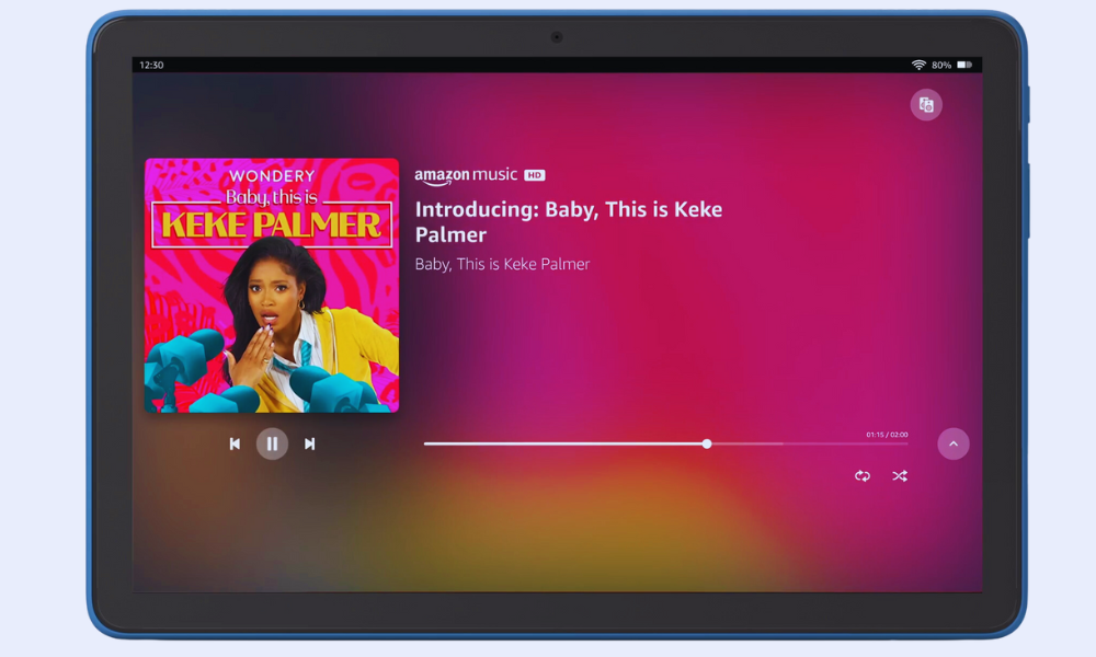music in amazon fire hd 10